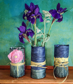 Kozo Wrapped Vases 1